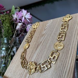 Gold Ornate Belt with Intricate Patterns